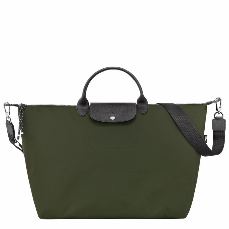 Army Green Longchamp Le Pliage Energy S Men's Travel Bags